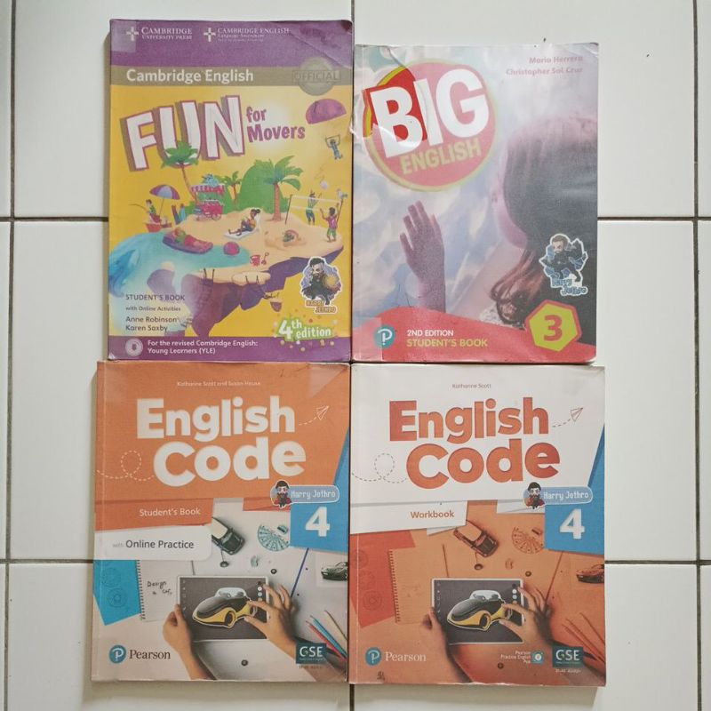 

Buku bekas eks-Pen*bur Bahasa Inggris kelas 3 kelas 4 kelas III kelas IV Cambridge Pearson