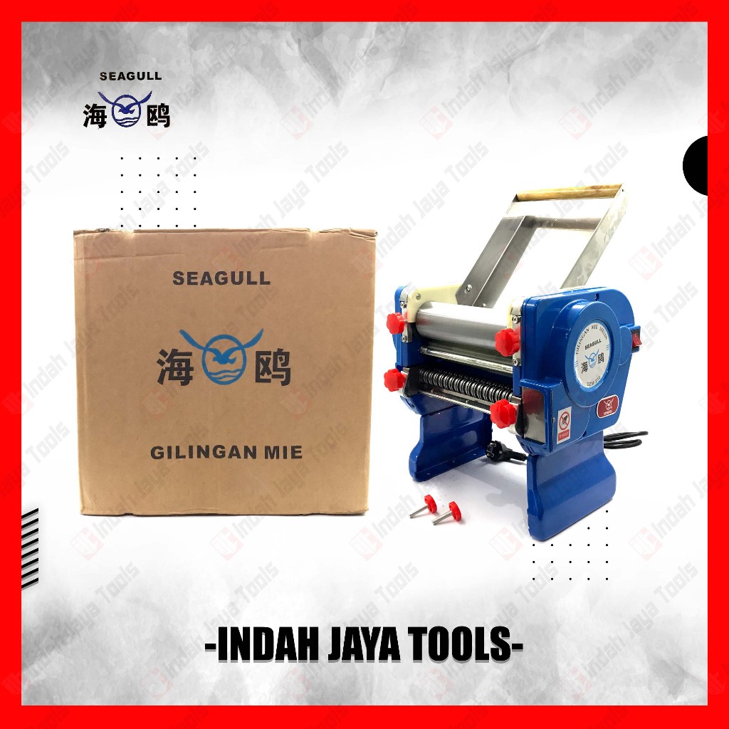 SEAGULL DZM-200 Mesin Gilingan Mie Listrik - Electric Stainless Cetak Noodle Maker Pasta Penggiling