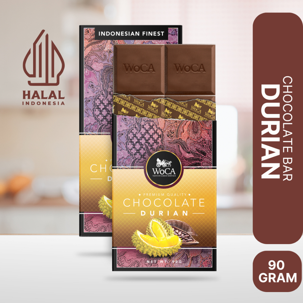 

WoCA Coklat Durian Premium Chocolate 90 gram