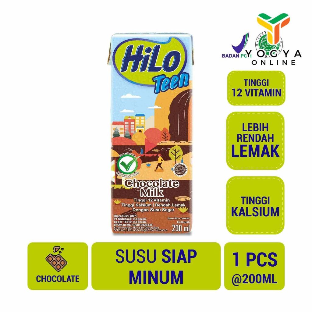 

Hilo Teen Ready To Drink Coklat 200 Ml