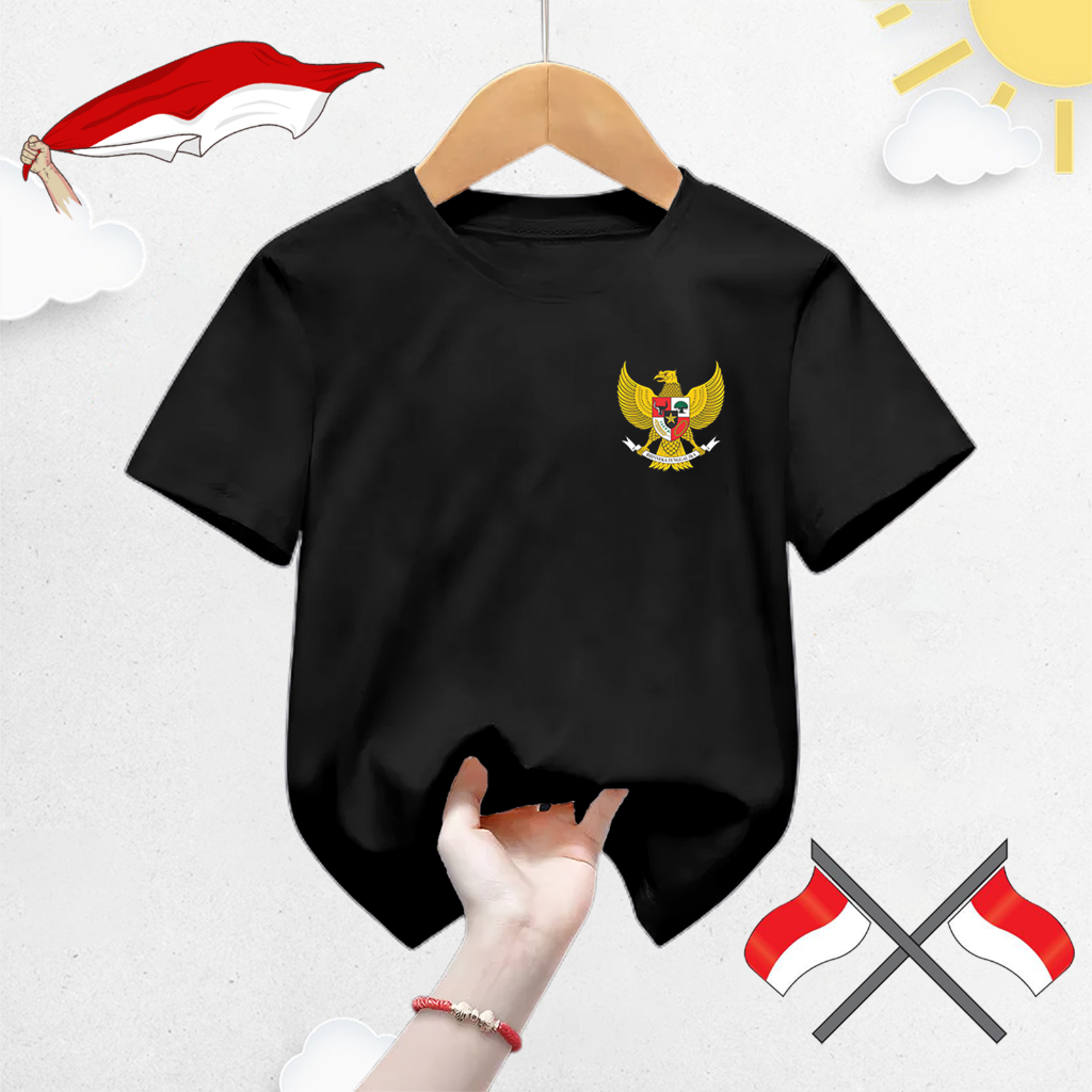 Baju Anak Laki Dan Perempuan Kaos Anak Garuda Lengan Pendek