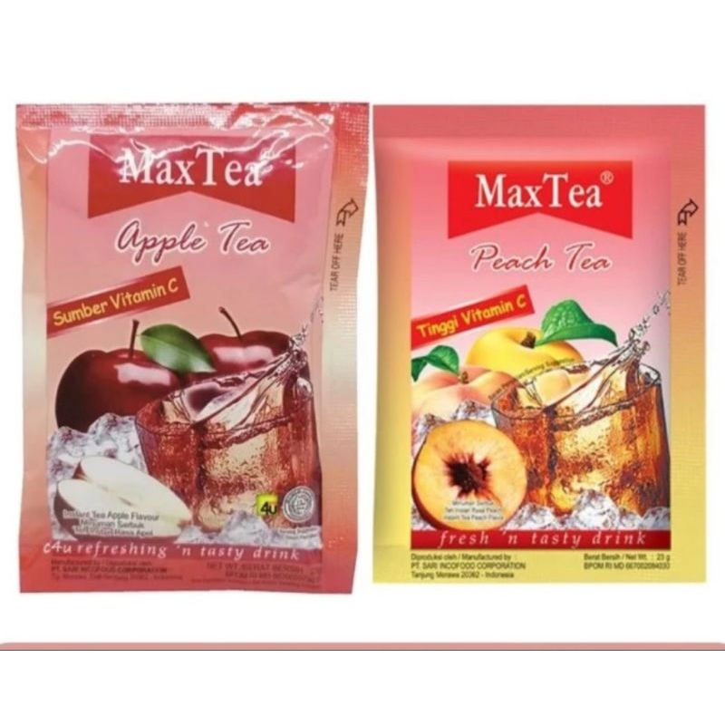 

ECERAN - Max tea peach / max tea apple sachet (1 pcs)