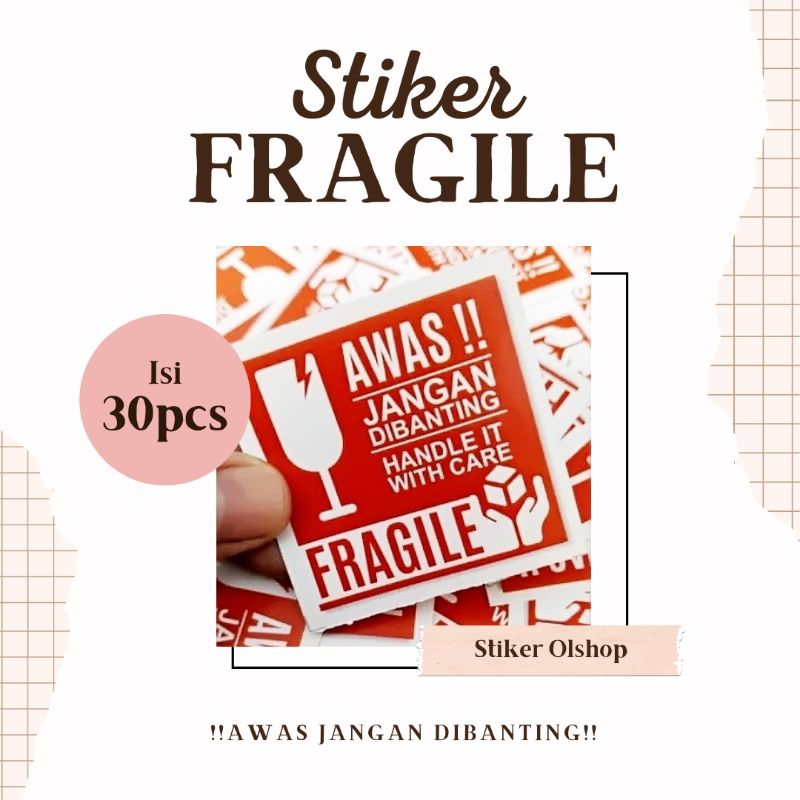 

Stiker Fragile | Stiker Olshop | Stiker Jangan Dibanting