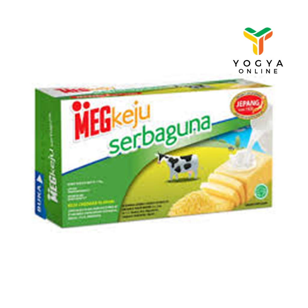 

Meg Cheddar Serbaguna 170 Gram Keju