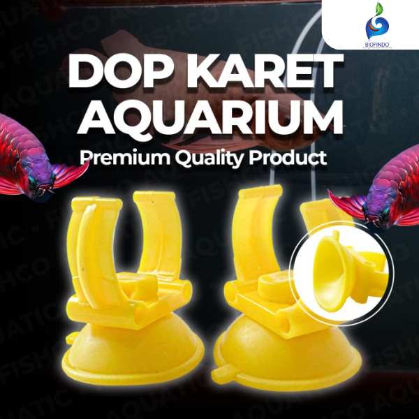 Fishco Dop Lampu Aquarium Karet Dop Suction Cup – Karet Heater