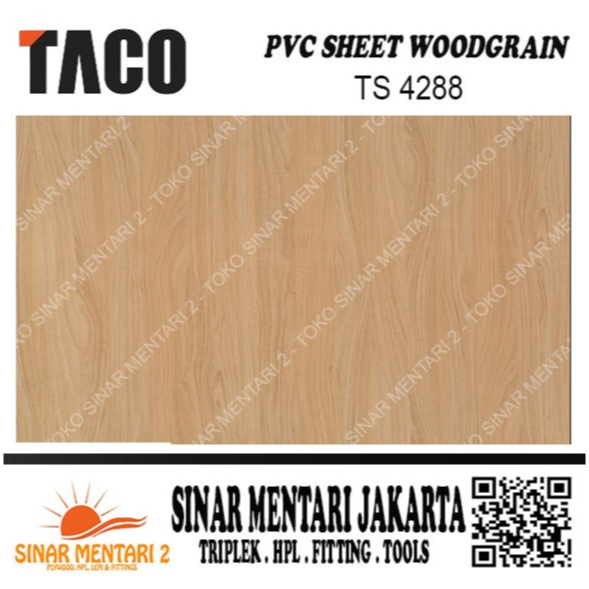 TACO SHEET PVC WOODGRAIN TS 4288