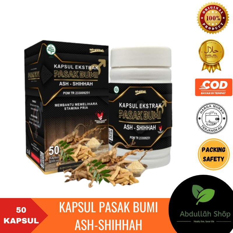 Kapsul Pasak Bumi Ash-Shihhah Original BPOM