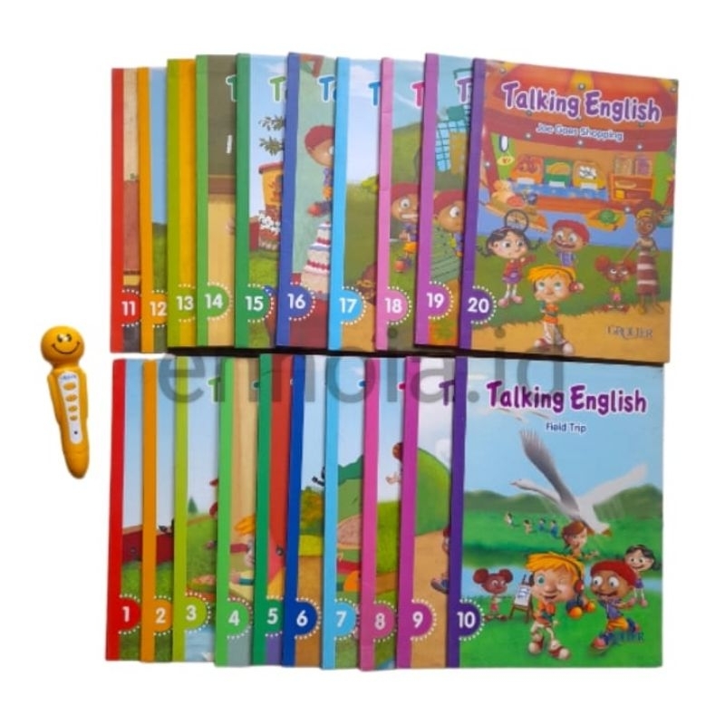 

GROLIER Buku Talking English - 20 Jilid - Ori Preloved