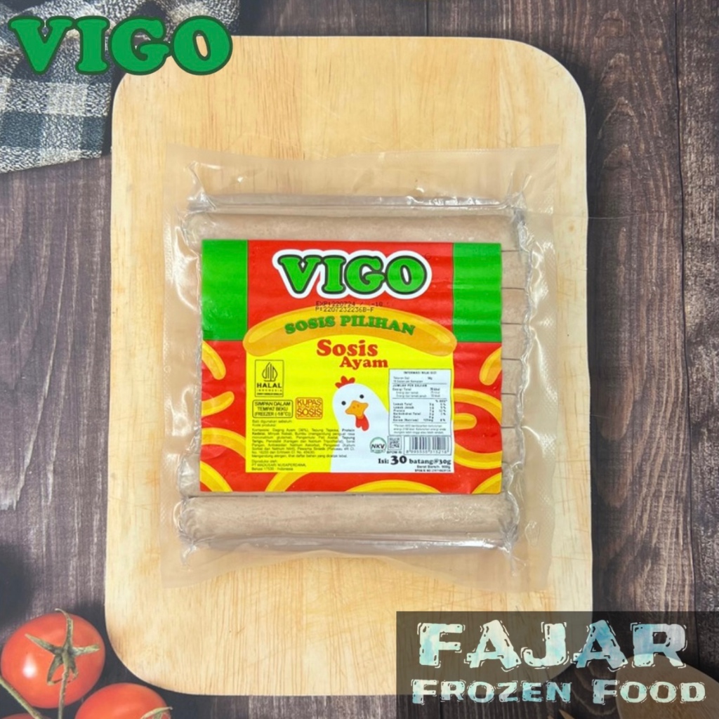 

VIGO SOSIS AYAM ISI 30 PCS 900gr | PANJANG