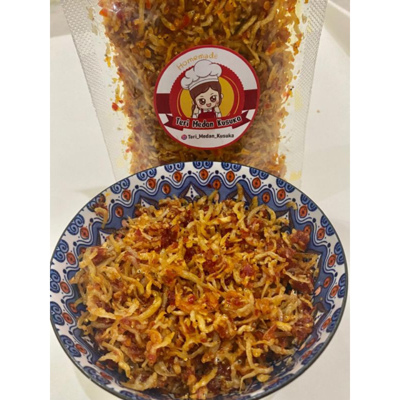 

Ikan Teri Medan Sambel Kacang Homemade fresh 200 gr
