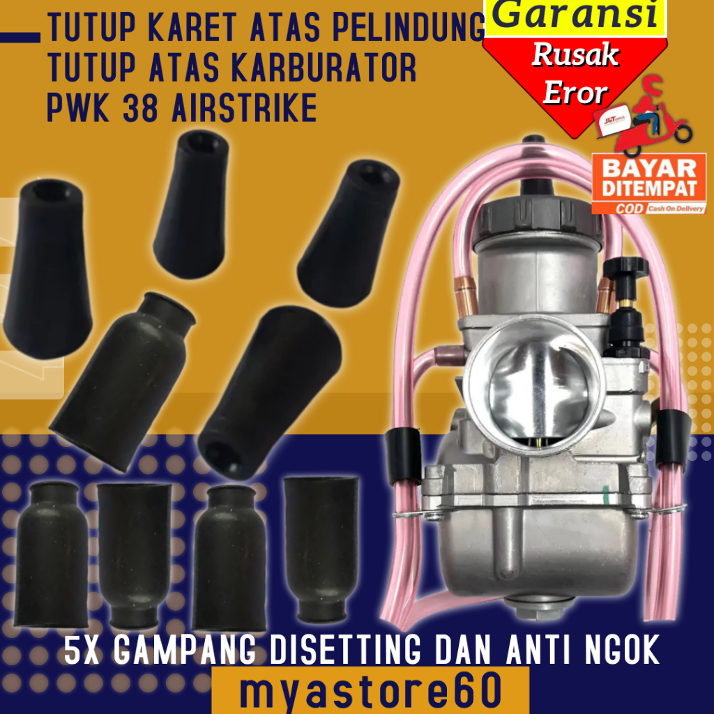 (BISA COD)Tutup Karet Silikon Pelindung Skep Silicon Penutup Karbu Karburator Carburator Karbulator 