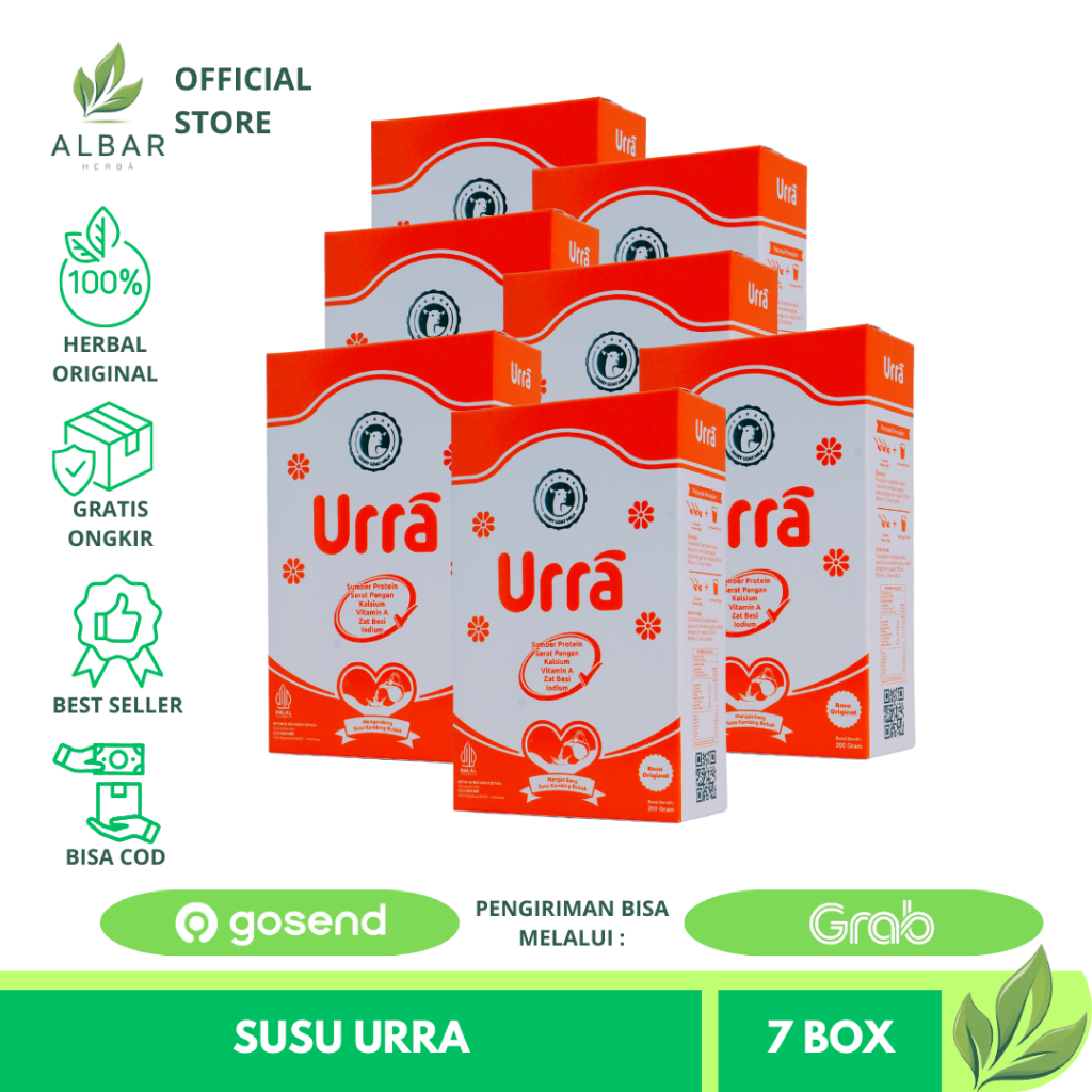 

Susu Urra 7 Box Susu Kambing Saanen Eropa Premium 100% Original