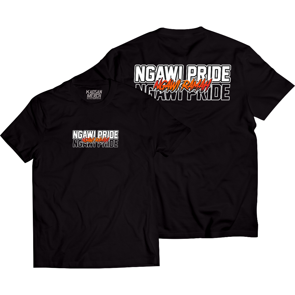 Kaos Ngawi Pride Tshirt Ngawi Ramah  Printing DTF Premium 100% Cotton combed