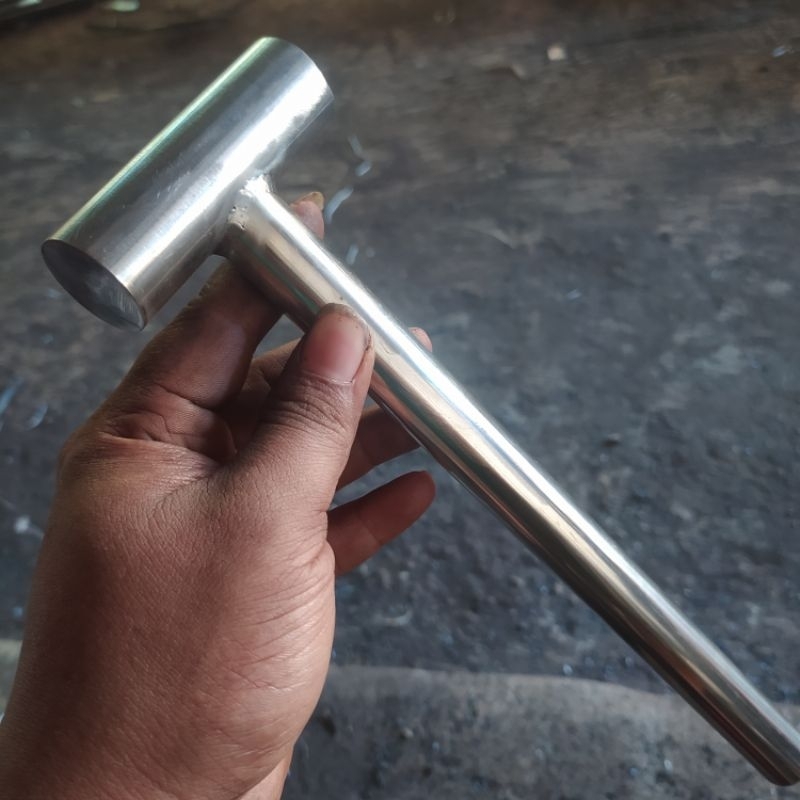 palu pemecah es batu dan multifungsi palu es batu bahan stainless PALU ES BATU ALAT PEMECAH ES BATU