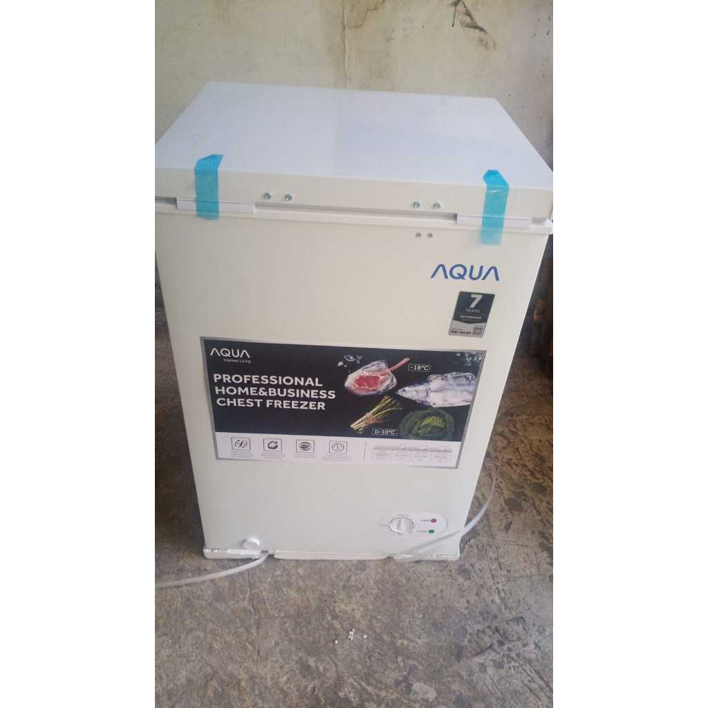 CHEST FREEZER BOX AQUA AQF 110 FA 100 Liter KHUSUS BOGOR