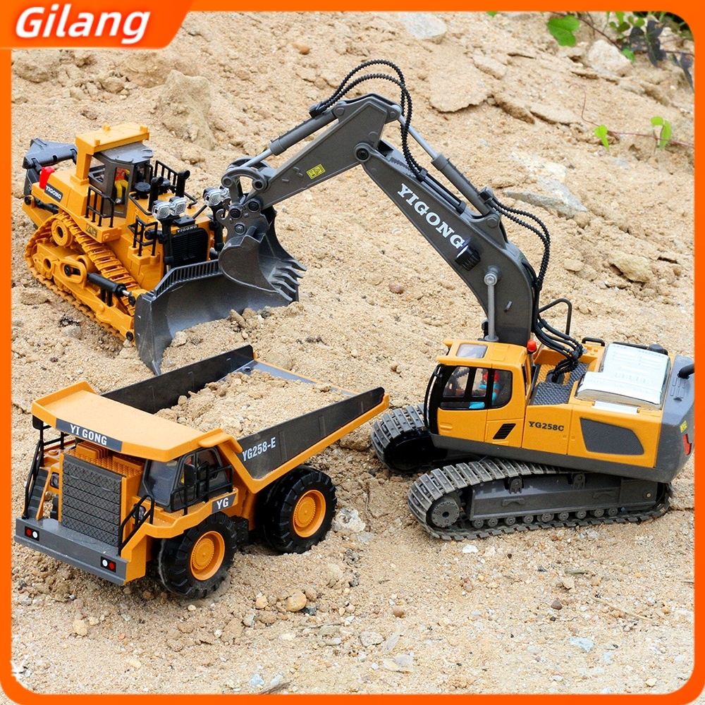 Mobil Remote Control Excavator Mainan Anak Mobil Remote Control Besar Excavator Remote Control Rc Ex