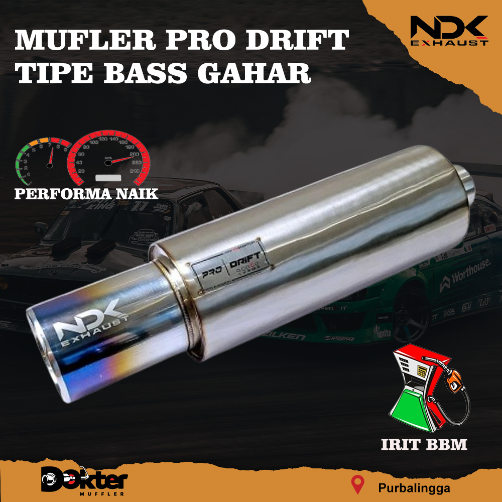 KNALPOT MOBIL RACING PRO DRIFT BASS GAHAR NDK EXHAUST KENALPOT MOBIL RACING BASS GAHAR PRO DRIFT NDK