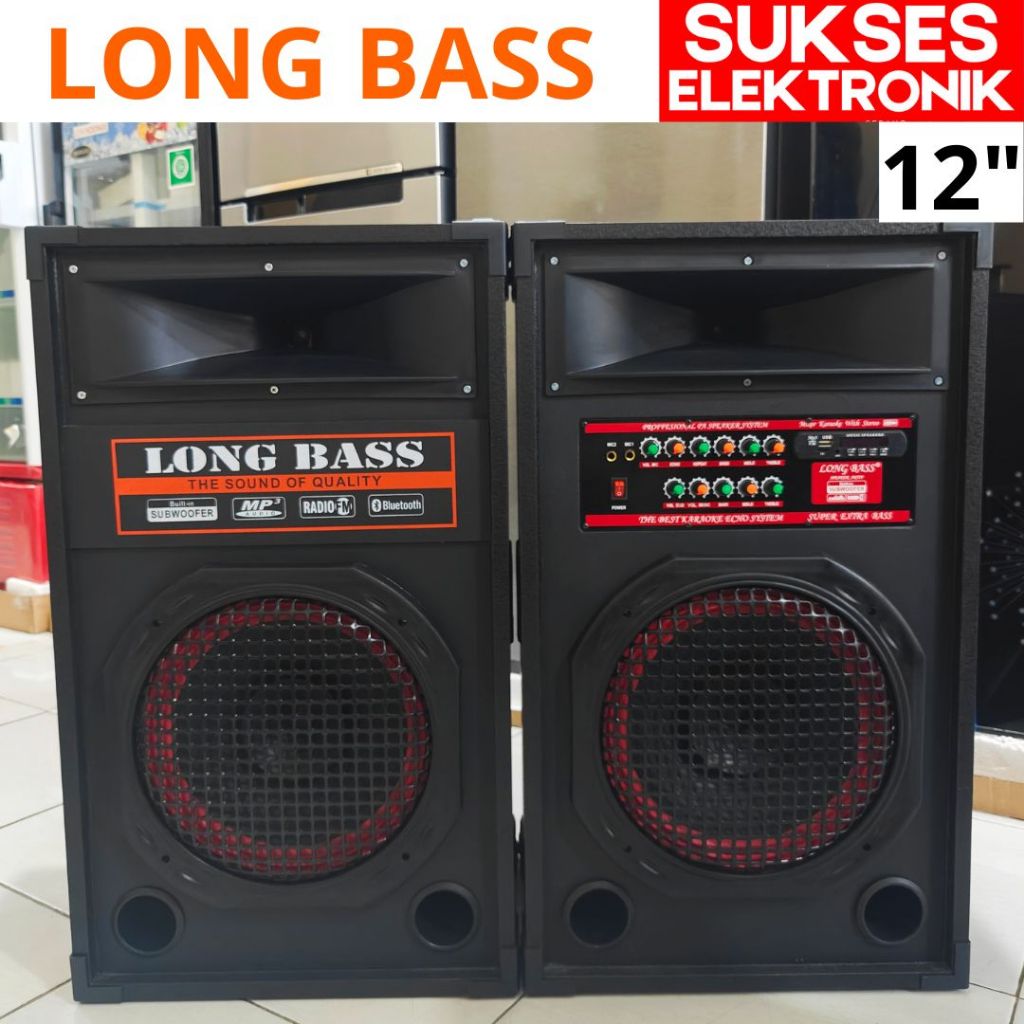 SPEAKER AKTIF MASTERBASS 12 IN BLUETOOTH / SALON BT MEMORY MP3 USB 12IN MAS TERBASS