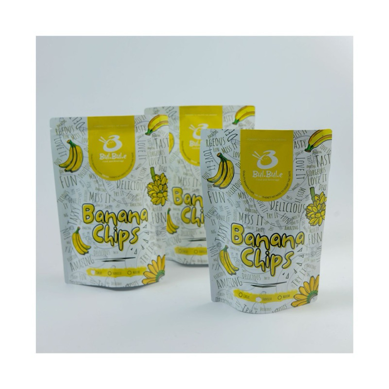 

paket 3 pcs banana chips keripik pisang lumer by bul.bul