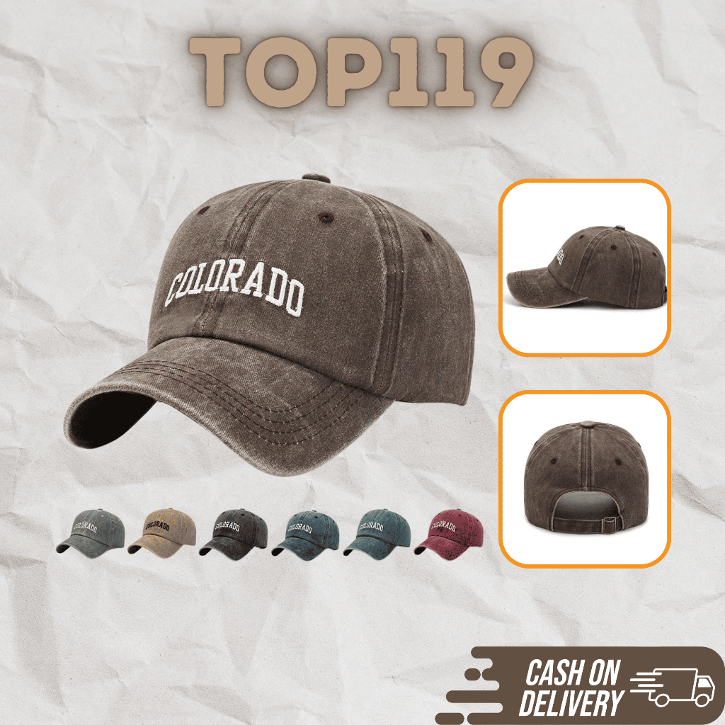 Topi Baseball Model Jeans COLORADO [TOP119]