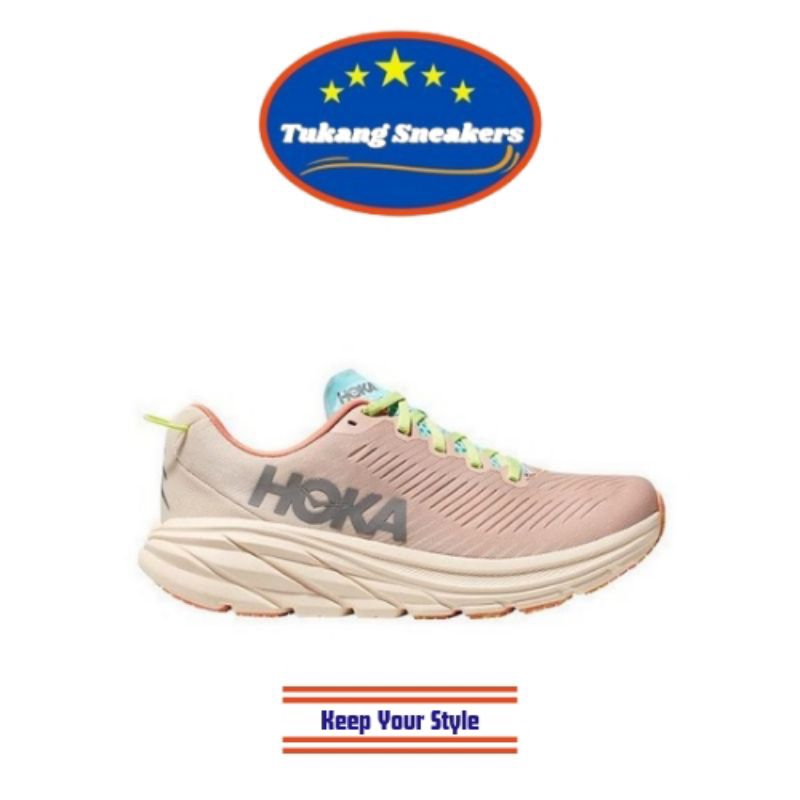 Sepatu Running Hoka Rincon 3 Women's - Krem/Vanilla HKE1119396CM