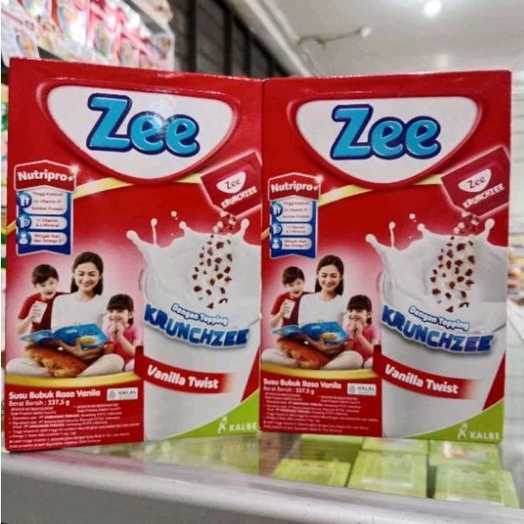 

ZEE KRUNCHZEE VANILLA COKLAT STRAWBERRY TWIST 320GR