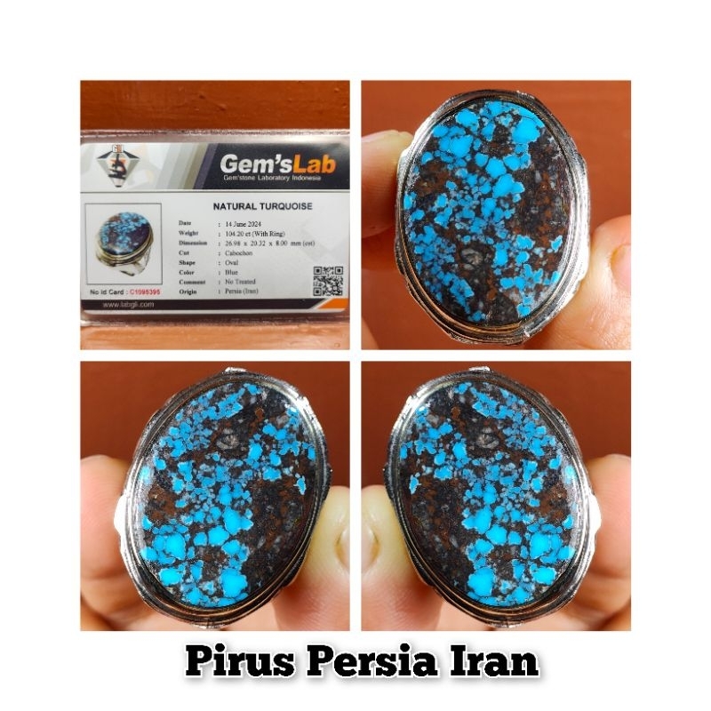 NATURAL BATU AKIK PIRUS PERSIA KUNO