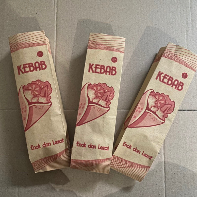 Pack Kebab Samson/ Kertas Pembungkus kebab Samson /Kertas kebab Samson