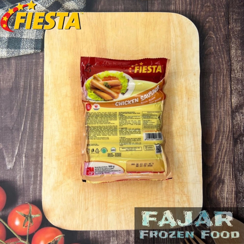 

FIESTA CHICKEN SAUSAGE 500GR | SOSIS AYAM