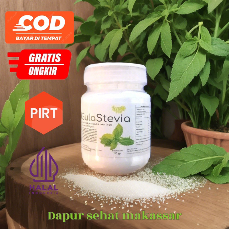 

Gula stevia 110 gr pemanis sehat gula sehat anti diabetes ready makassar