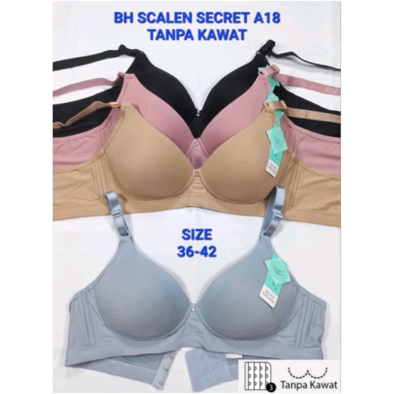 Bh SCALEN Secret Kait 3 Tanpa Kawat, SCALEN Secret A18