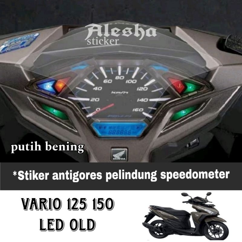 Stiker Antigores speedometer vario 125 led old dan vario 150 led old
