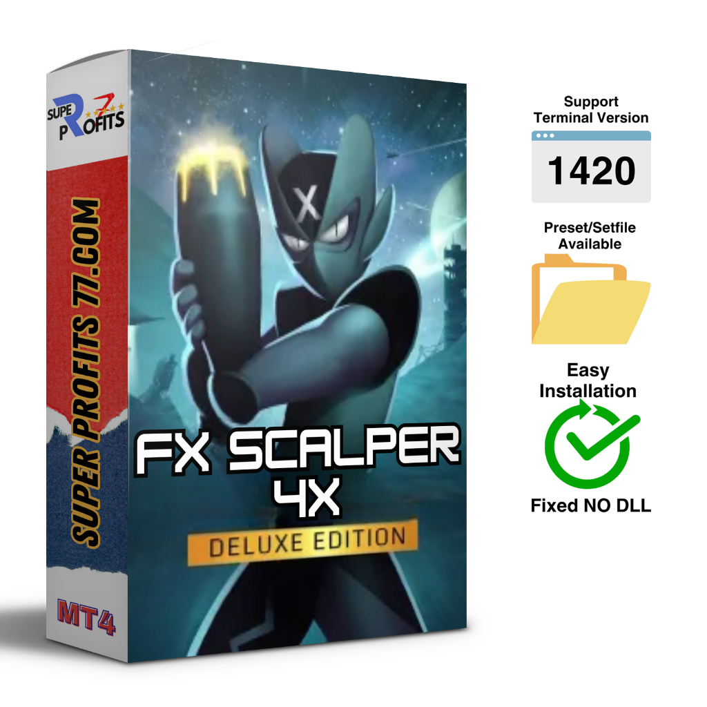 EA Robot MT4 FX Scalper 4X Deluxe Edition