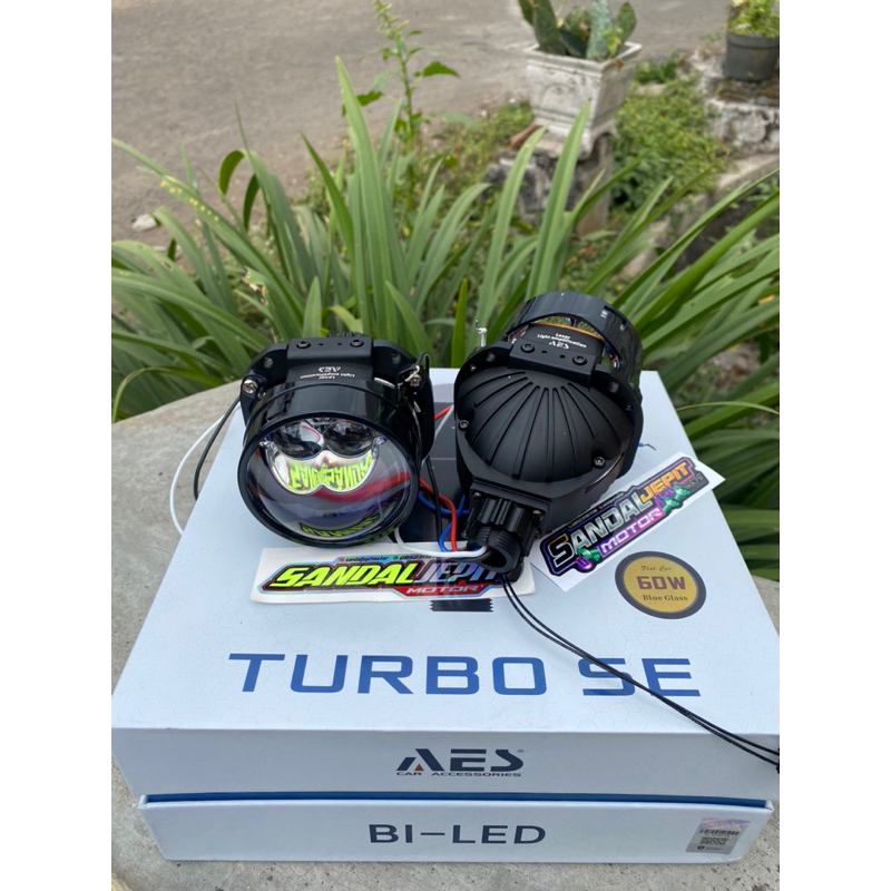 BILED AES TURBO SE DOUBLE LASER LAMPU BILED AES TURBO SE 2,5 INCH PROJECTOR BILED 2,5 INCH AES BULLA