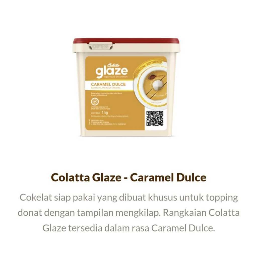 

Colatta Glaze Caramel 1kg-Bahan Pelapis rasa Caramel