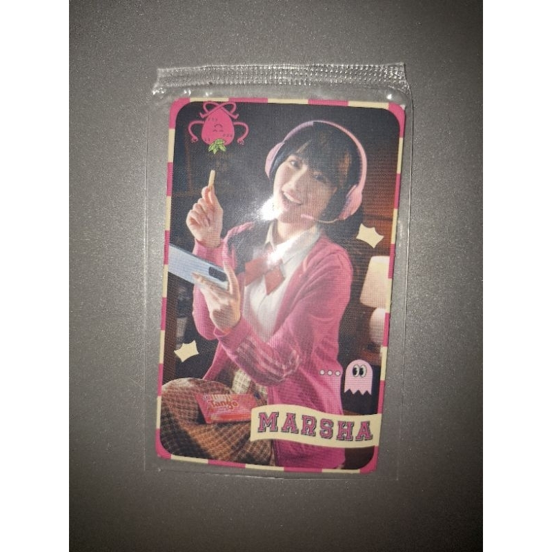 PC photocard wafer tango x JKT48 Marsha Lenathea official original