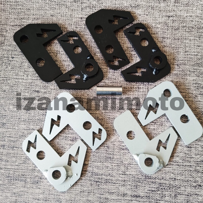 Lowering kit ninja RR monoshock pemendek monoshock breket plat arm ninja RR old new