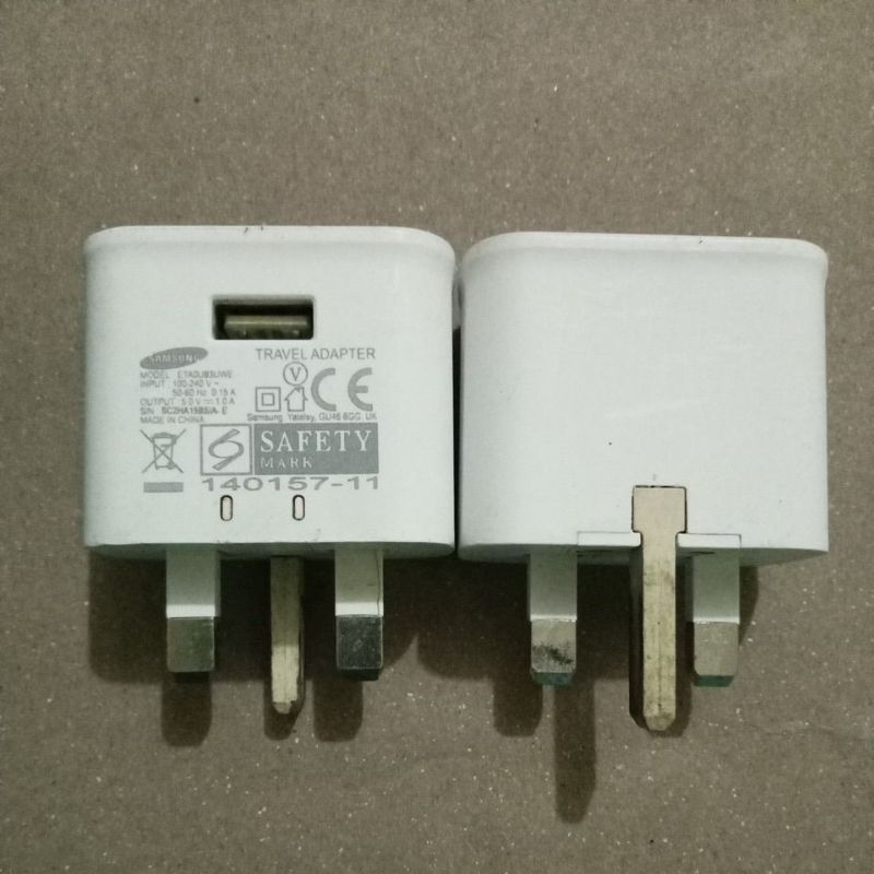 Charger Samsung kaki tiga second ori 100% cabutan hp