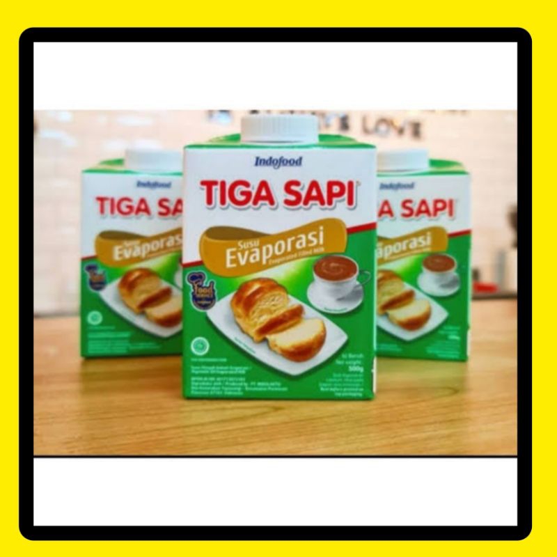 

susu evaporasi indofood tiga sapi 500 gram