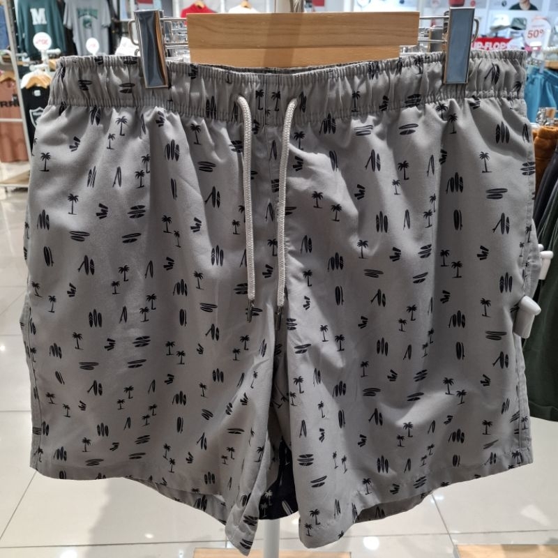 3Second Celana Pria Short Pants Boardshort For Swim Trunks Fullprint