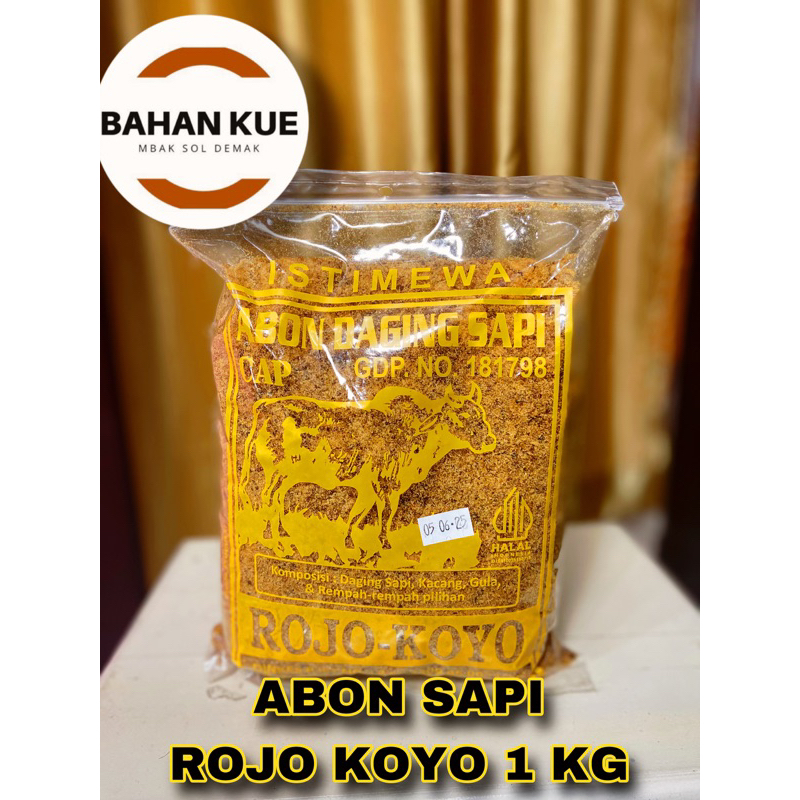 

ABON SAPI ROJO KOYO 1 Kg Terlaris Topping makanan isian kue bolu