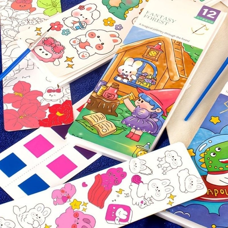 

Paket Buku Gambar Cat Air | Drawing Book Anak Art, Watercolor Lukis