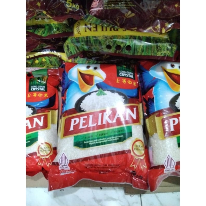 

Pelikan beras premium kemasan 5kg