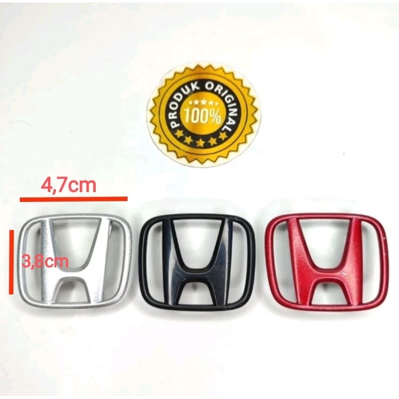 emblem logo stir honda brio mobilio jazz freed civic original