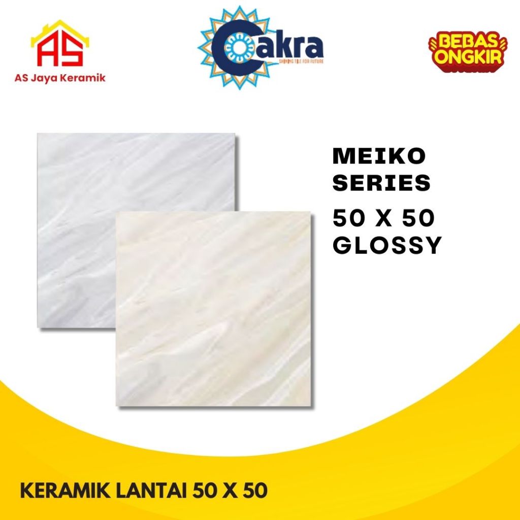 Keramik Lantai I Lantai Granit I 50 x 50 Meiko I Cakra