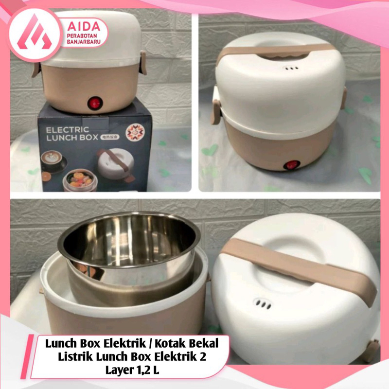 Lunch Box Elektrik / Kotak Bekal Listrik Lunch Box Elektrik 2 Layer 1,2 L