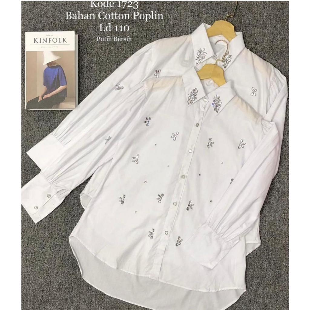 GALMA BLOUSE / KEMEJA WANITA PAYET MEWAH / KEMEJA MERAH PUTIH 17 AGUSTUS KEMERDEKAAN INDONESIA 1723