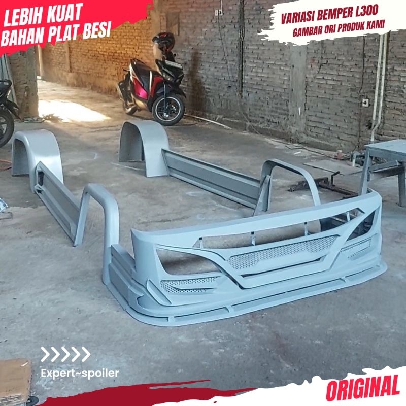 Bemper L300 Model Patriot Komplet Set depan samping slebor Euro 4