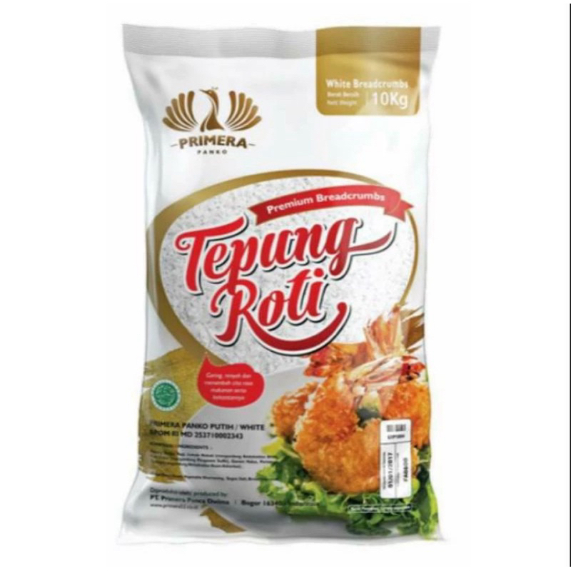 

HG TEPUNG ROTI PANKO PRIMERA MIX DAN WHITE 10kg.