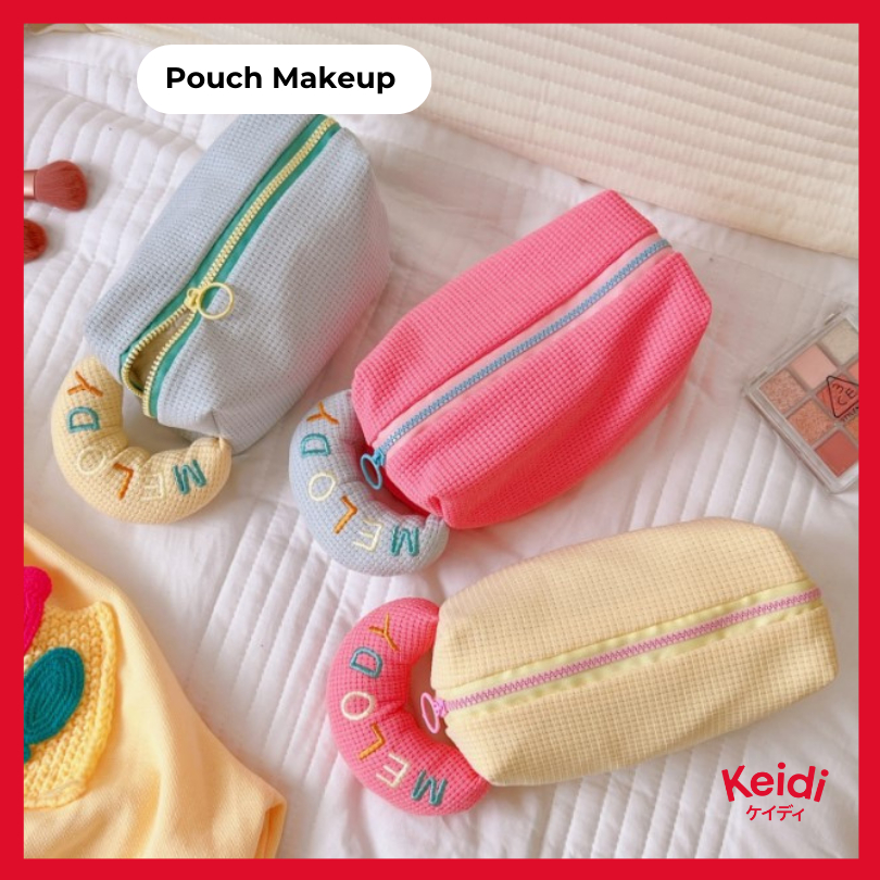 

KEIDI - Pouch Makeup Tas Tempat Pensil Aesthetic Tulip Flower Handle